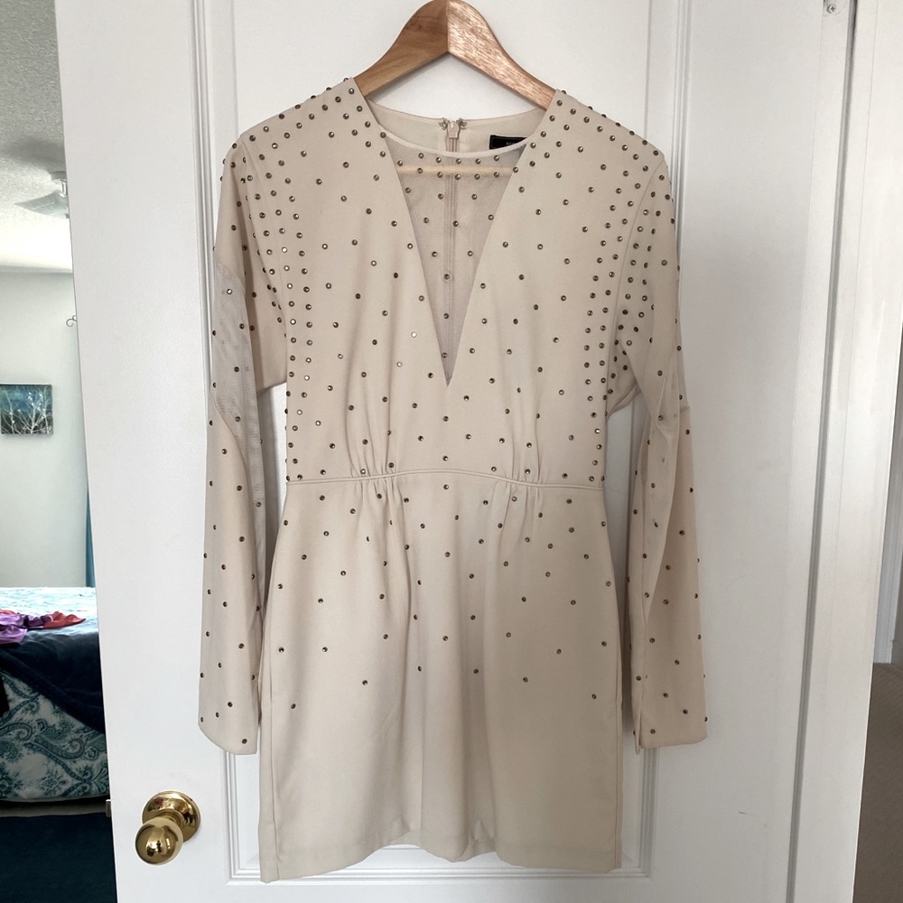 **NEW BCBG CREAM DRESS**
